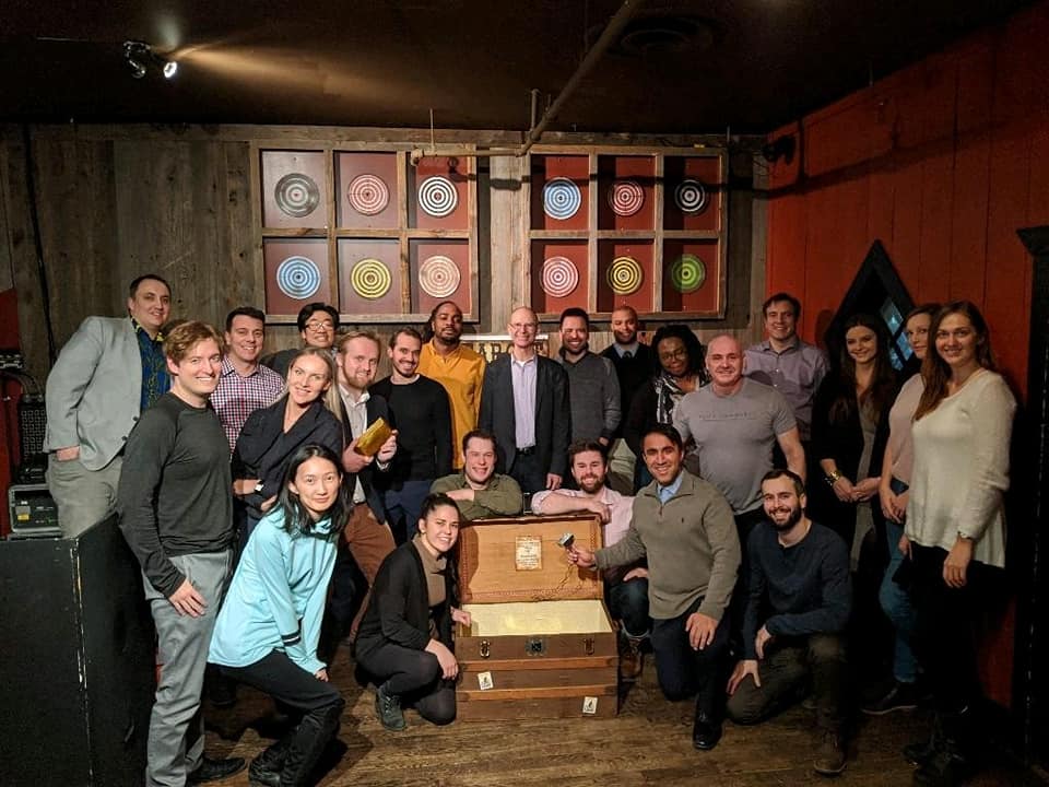 Beyond Networking Axe Throwing & Filipino Cuisine Event Lumberjaxe Ottawa
