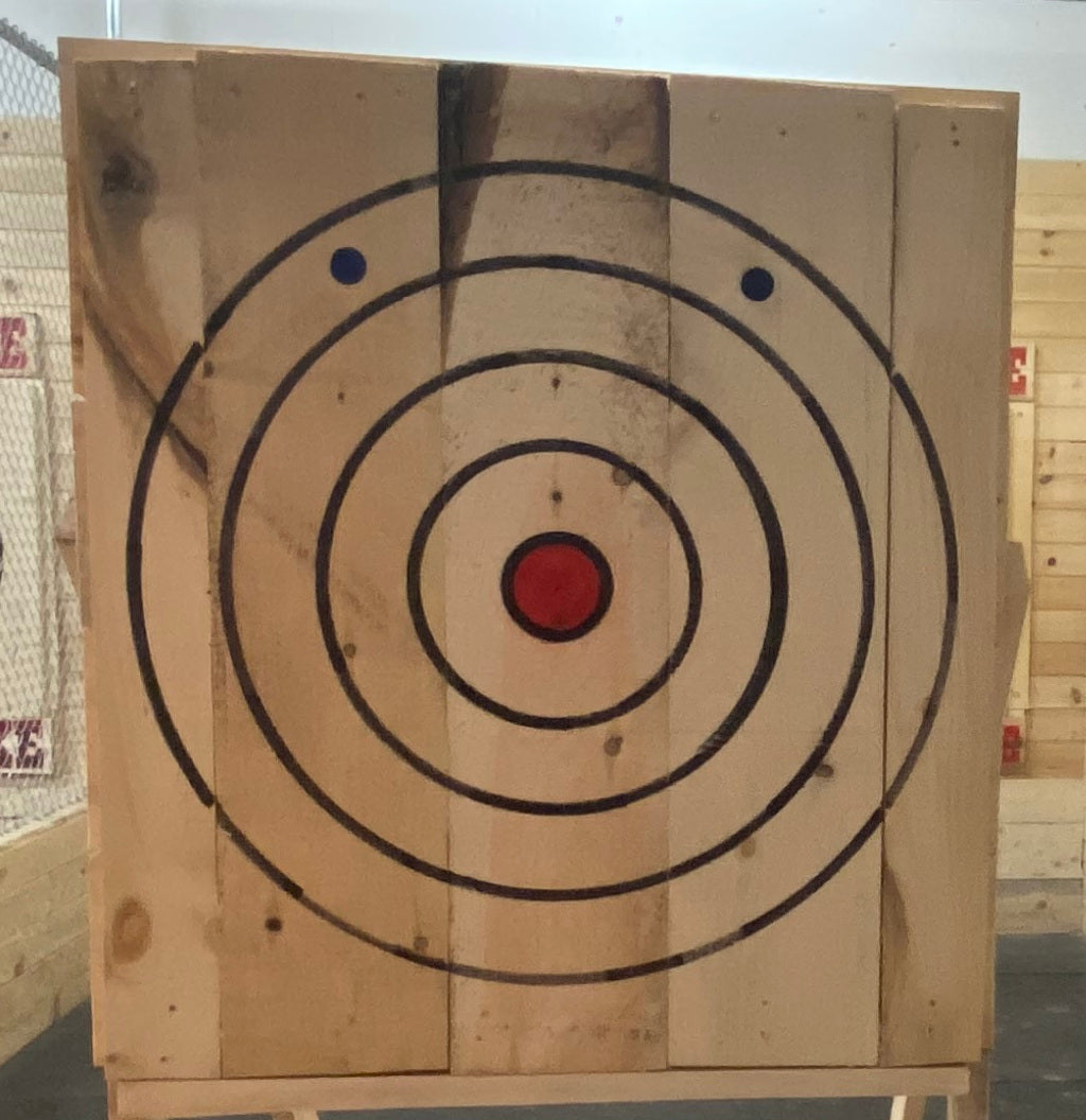 LumberJaxe Personal Axe Throwing Target Ottawa Location Lumberjaxe